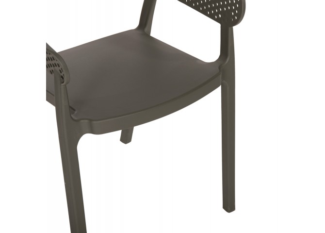ΠΟΛΥΘΡΟΝΑ ΠΟΛΥΠΡΟΠΥΛΕΝΙΟΥ DARK OLIVE HM5941.07 53,5x50,5x73Υ εκ.