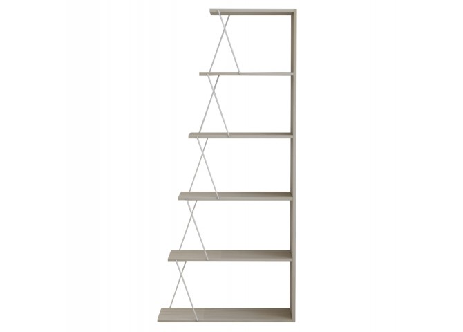 ΒΙΒΛΙΟΘΗΚΗ ΜΕΛΑΜΙΝΗΣ MINI TARS SONAMA ΛΕΥΚΟ HM2241.11 65x22x146Υ εκ.