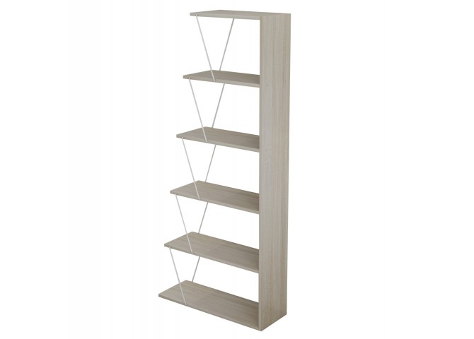 ΒΙΒΛΙΟΘΗΚΗ ΜΕΛΑΜΙΝΗΣ MINI TARS SONAMA ΛΕΥΚΟ HM2241.11 65x22x146Υ εκ.