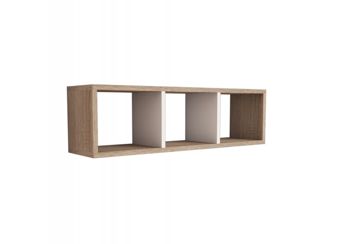 ΡΑΦΙΕΡΑ ΤΟΙΧΟΥ ΜΕΛΑΜΙΝΗΣ SONAMA & ΛΕΥΚΟ HM9228.12 90x22x25,6Υ εκ.