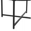 ΤΡΑΠΕΖΙ ΣΑΛΟΝΙΟΥ HM9420.03 BLACK MARBLE ΜΕΛΑΜΙΝΗ-ΜΑΥΡΗ ΜΕΤΑΛΛΙΚΗ ΒΑΣΗ Φ80x48,5Yεκ.