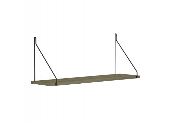 ΡΑΦΙ ΤΟΙΧΟΥ AGILAN ΜΕΛΑΜΙΝΗΣ HM9183.12 OLIVE GREY 72x20x27Y εκ.