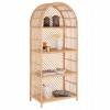 ΒΙΒΛΙΟΘΗΚΗ HM9552 ΑΠΟ ΦΥΣΙΚΟ RATTAN ΣΕ ΦΥΣΙΚΟ ΧΡΩΜΑ 80x40x182Υεκ.