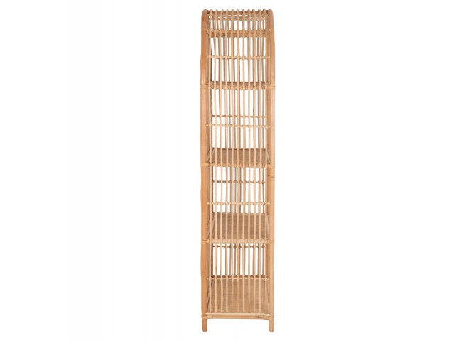 ΒΙΒΛΙΟΘΗΚΗ HM9552 ΑΠΟ ΦΥΣΙΚΟ RATTAN ΣΕ ΦΥΣΙΚΟ ΧΡΩΜΑ 80x40x182Υεκ.