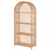 ΒΙΒΛΙΟΘΗΚΗ HM9552 ΑΠΟ ΦΥΣΙΚΟ RATTAN ΣΕ ΦΥΣΙΚΟ ΧΡΩΜΑ 80x40x182Υεκ.