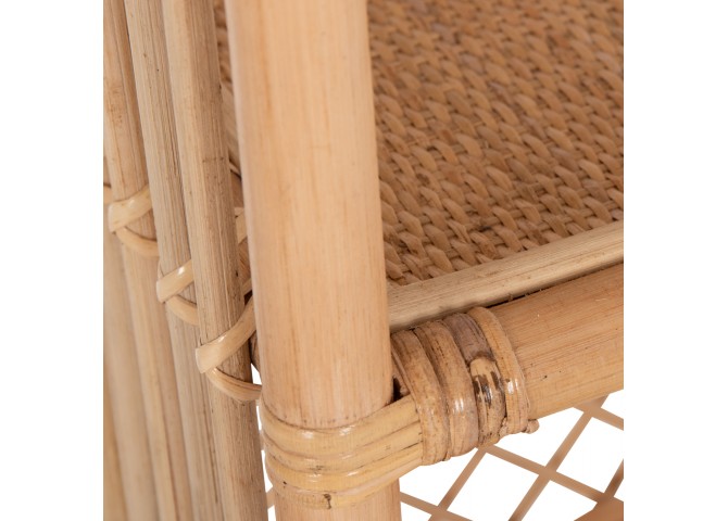 ΒΙΒΛΙΟΘΗΚΗ HM9552 ΑΠΟ ΦΥΣΙΚΟ RATTAN ΣΕ ΦΥΣΙΚΟ ΧΡΩΜΑ 80x40x182Υεκ.