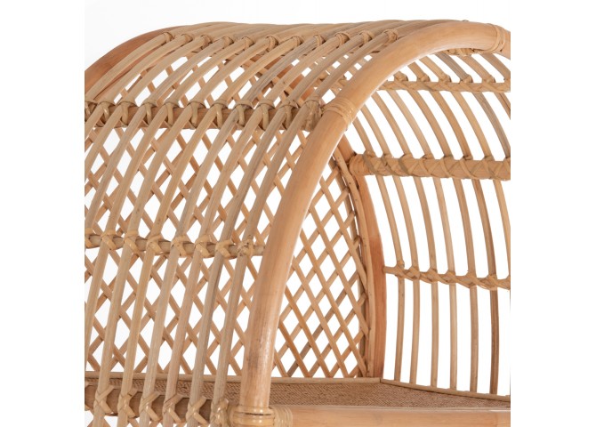 ΒΙΒΛΙΟΘΗΚΗ HM9552 ΑΠΟ ΦΥΣΙΚΟ RATTAN ΣΕ ΦΥΣΙΚΟ ΧΡΩΜΑ 80x40x182Υεκ.
