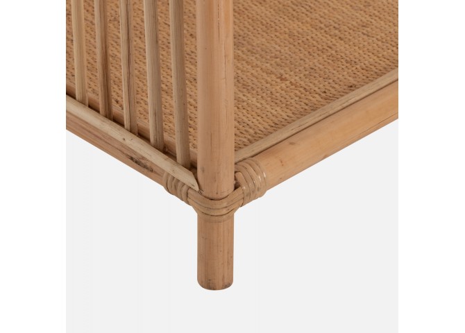 ΒΙΒΛΙΟΘΗΚΗ HM9552 ΑΠΟ ΦΥΣΙΚΟ RATTAN ΣΕ ΦΥΣΙΚΟ ΧΡΩΜΑ 80x40x182Υεκ.
