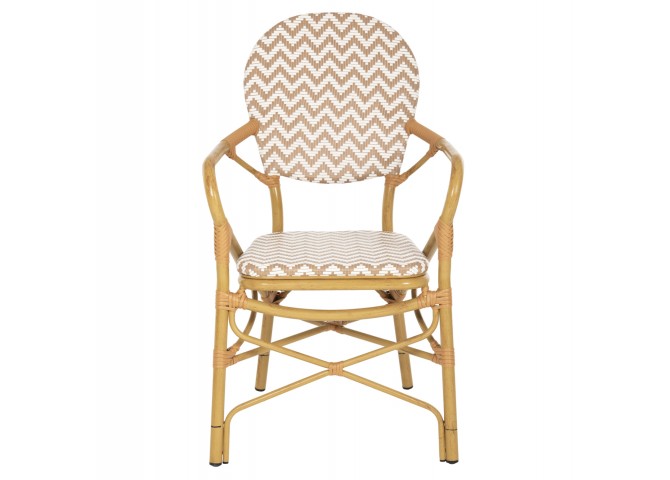 ΠΟΛΥΘΡΟΝΑ ΑΛΟΥΜΙΝΙΟΥ BAMBOO LOOK ΦΥΣΙΚΟ - ΛΕΥΚΟ HM5928.03 55x58x95 εκ.