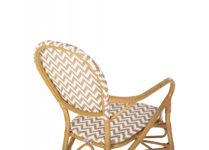 ΠΟΛΥΘΡΟΝΑ ΑΛΟΥΜΙΝΙΟΥ BAMBOO LOOK ΦΥΣΙΚΟ - ΛΕΥΚΟ HM5928.03 55x58x95 εκ.