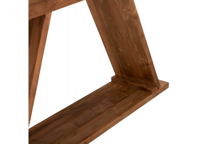 ΚΟΝΣΟΛΑ ΑΠΟ ΞΥΛΟ ΤΕΑΚ ΦΥΣΙΚΟ ΧΡΩΜΑ HM9555 220x50x90Υεκ.