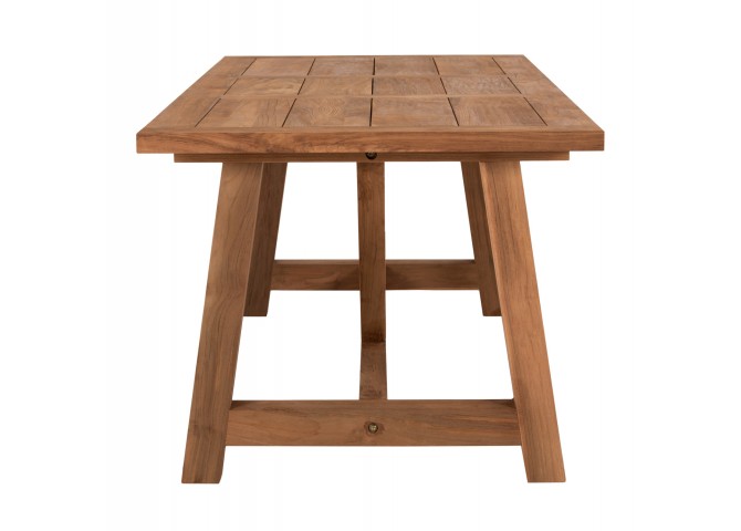 ΤΡΑΠΕΖΙ ΤΡΑΠΕΖΑΡΙΑΣ HM7922 RECYCLED TEAK ΣΕ ΦΥΣΙΚΟ ΧΡΩΜΑ 200X100X75Yεκ.