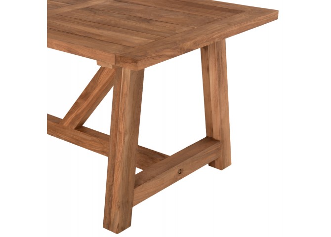 ΤΡΑΠΕΖΙ ΤΡΑΠΕΖΑΡΙΑΣ HM7922 RECYCLED TEAK ΣΕ ΦΥΣΙΚΟ ΧΡΩΜΑ 200X100X75Yεκ.