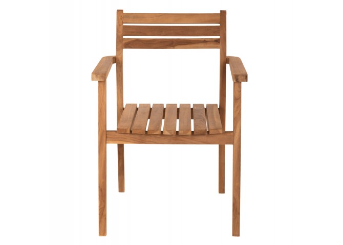 ΠΟΛΥΘΡΟΝΑ ΞΥΛΟ TEAK ΣΤΟΙΒΑΖΟΜΕΝΗ HM9534 ΣΕ ΦΥΣΙΚΟ ΧΡΩΜΑ 60x54x87Y εκ.