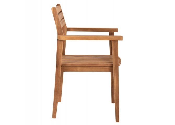 ΠΟΛΥΘΡΟΝΑ ΞΥΛΟ TEAK ΣΤΟΙΒΑΖΟΜΕΝΗ HM9534 ΣΕ ΦΥΣΙΚΟ ΧΡΩΜΑ 60x54x87Y εκ.