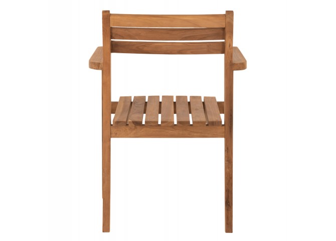 ΠΟΛΥΘΡΟΝΑ ΞΥΛΟ TEAK ΣΤΟΙΒΑΖΟΜΕΝΗ HM9534 ΣΕ ΦΥΣΙΚΟ ΧΡΩΜΑ 60x54x87Y εκ.