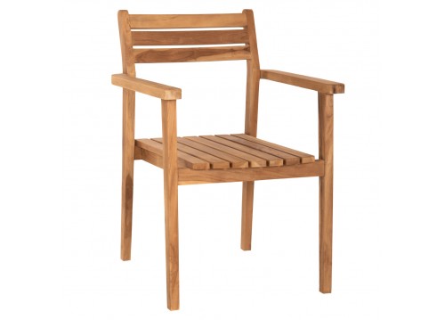 ΠΟΛΥΘΡΟΝΑ ΞΥΛΟ TEAK ΣΤΟΙΒΑΖΟΜΕΝΗ HM9534 ΣΕ ΦΥΣΙΚΟ ΧΡΩΜΑ 60x54x87Y εκ.