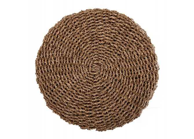 ΣΚΑΜΠΟ BEAM HM7826 ΞΥΛΟ ΤΕΑΚ ΚΑΙ SEAGRASS ΣΕ ΦΥΣΙΚΟ & ΜΑΥΡΟ Φ43x45Yεκ.