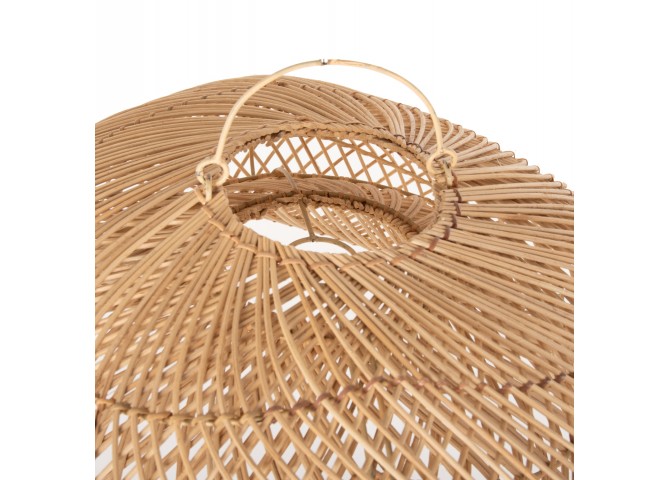 ΦΩΤΙΣΤΙΚΟ ΟΡΟΦΗΣ ΚΡΕΜΑΣΤΟ HM7862 RATTAN ΣΕ ΦΥΣΙΚΟ ΧΡΩΜΑ 62x52x27-35Υεκ.