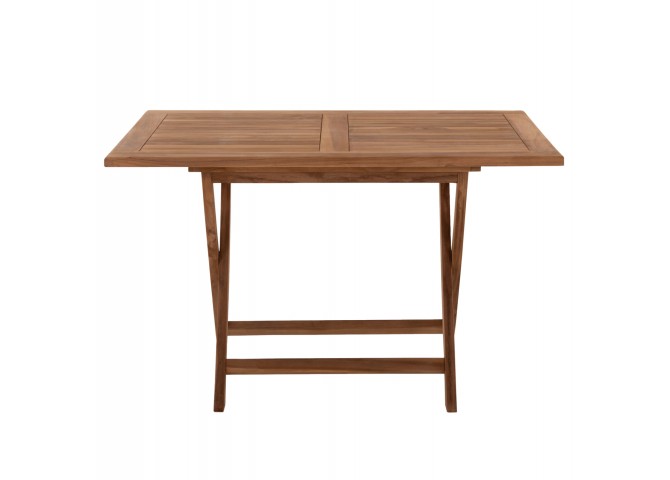 ΤΡΑΠΕΖΙ ΤΡΑΠΕΖΑΡΙΑΣ KENDALL ΠΤΥΣΣΟΜΕΝΟ HM9542 TEAK ΣΕ ΦΥΣΙΚΟ ΧΡΩΜΑ 120x80x75Yεκ.
