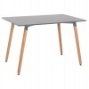 ΤΡΑΠΕΖΙ MINIMAL HM8581.02 ΜΑΥΡΟ MDF-ΠΟΔΙΑ ΟΞΙΑ ΣΕ ΦΥΣΙΚΟ ΧΡΩΜΑ- 120Χ60X74Υεκ.
