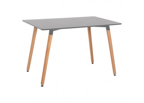 ΤΡΑΠΕΖΙ MINIMAL HM8581.02 ΜΑΥΡΟ MDF-ΠΟΔΙΑ ΟΞΙΑ ΣΕ ΦΥΣΙΚΟ ΧΡΩΜΑ- 120Χ60X74Υεκ.
