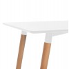 ΤΡΑΠΕΖΙ MINIMAL HM8581.01 ΛΕΥΚΟ MDF-ΠΟΔΙΑ ΟΞΙΑ ΣΕ ΦΥΣΙΚΟ ΧΡΩΜΑ- 120Χ60X74Υεκ.