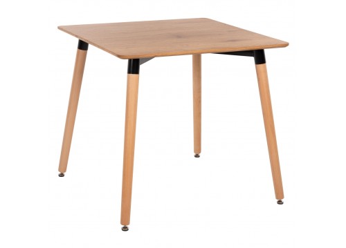 ΤΡΑΠΕΖΙ MINIMAL HM0057.04 ΣΕ ΦΥΣΙΚΟ ΧΡΩΜΑ MDF-ΠΟΔΙΑ ΟΞΙΑ ΦΥΣΙΚΟ ΧΡΩΜΑ 80Χ80Χ74Υεκ