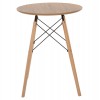 ΤΡΑΠΕΖΙ ΣΤΡΟΓΓΥΛΟ MINIMAL HM0060.04 ΦΥΣΙΚΟ ΧΡΩΜΑ MDF-ΠΟΔΙΑ ΟΞΙΑΣ ΣΕ ΦΥΣΙΚΟ ΧΡΩΜΑ Φ60Χ76Υεκ.