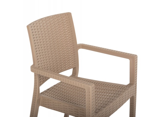 ΠΟΛΥΘΡΟΝΑ ΠΟΛΥΠΡΟΠΥΛΕΝΙΟΥ ΒΑΡΕΩΣ ΤΥΠΟΥ KAGANU ΚΑΠΟΥΤΣΙΝΟ HM5134.03 58x55x88Υ εκ.
