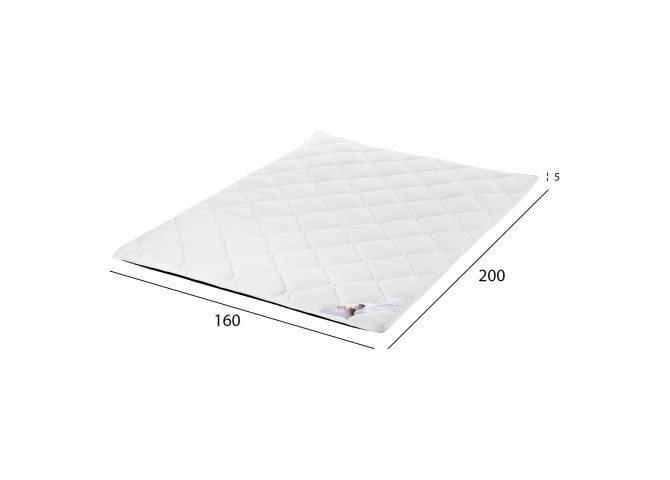 ΑΝΩΣΤΡΩΜΑ HM670.06 ΜΕ FOAM ΛΕΥΚΟ 160x200x5Y εκ.