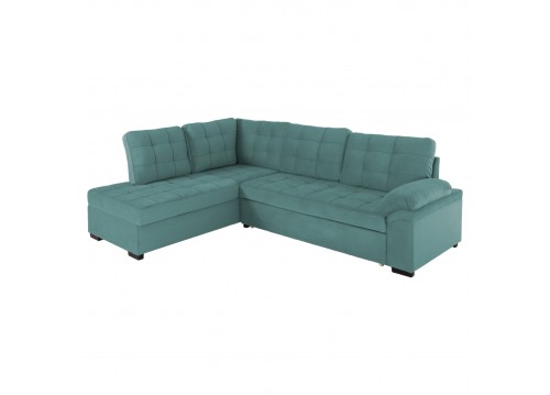 ΚΑΝΑΠΕΣ ΚΡΕΒΑΤΙ JADE HM3144.04L ΑΡΙΣΤΕΡΗ ΓΩΝΙΑ ΒΕΡΑΜΑΝ ΒΕΛΟΥΔΟ 250x80-180x73-88Υεκ.
