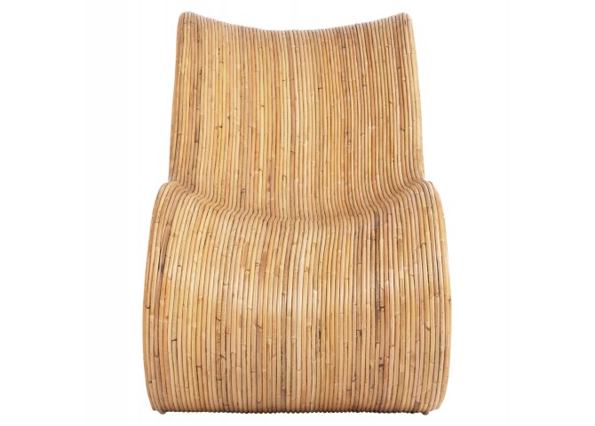 ΠΟΛΥΘΡΟΝΑ CURVY LOUNGE HM9645.01 ΑΠΟ RATTAN ΣΕ ΦΥΣΙΚΗ ΑΠΟΧΡΩΣΗ 63x128x97Y εκ.