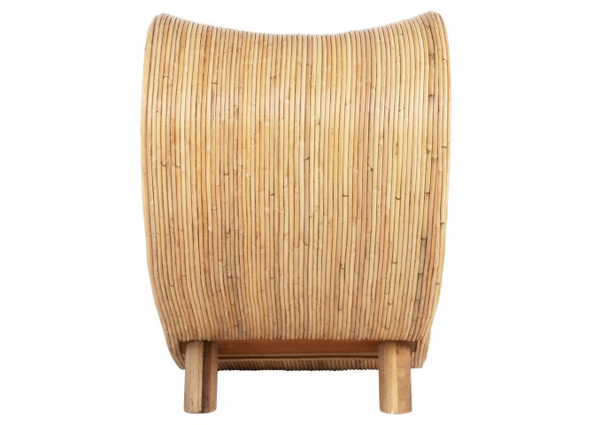 ΠΟΛΥΘΡΟΝΑ CURVY LOUNGE HM9645.01 ΑΠΟ RATTAN ΣΕ ΦΥΣΙΚΗ ΑΠΟΧΡΩΣΗ 63x128x97Y εκ.