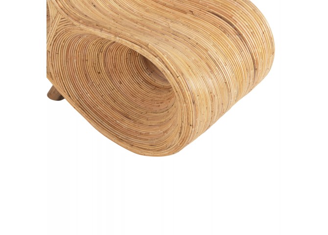 ΠΟΛΥΘΡΟΝΑ CURVY LOUNGE HM9645.01 ΑΠΟ RATTAN ΣΕ ΦΥΣΙΚΗ ΑΠΟΧΡΩΣΗ 63x128x97Y εκ.