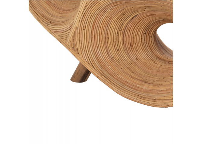 ΠΟΛΥΘΡΟΝΑ CURVY LOUNGE HM9645.01 ΑΠΟ RATTAN ΣΕ ΦΥΣΙΚΗ ΑΠΟΧΡΩΣΗ 63x128x97Y εκ.