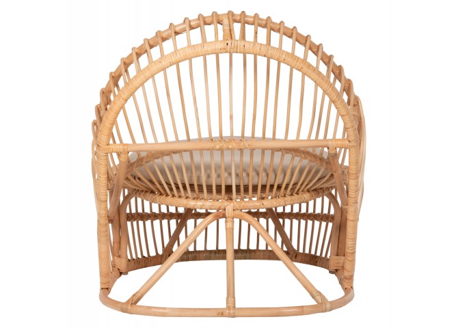 ΠΟΛΥΘΡΟΝΑ ENTROPY HM9840.01 RATTAN ΦΥΣΙΚΟ ΜΕ ΕΚΡΟΥ ΜΑΞΙΛΑΡΙ 80x97x85Υεκ.