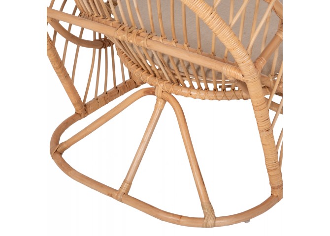 ΠΟΛΥΘΡΟΝΑ ENTROPY HM9840.01 RATTAN ΦΥΣΙΚΟ ΜΕ ΕΚΡΟΥ ΜΑΞΙΛΑΡΙ 80x97x85Υεκ.