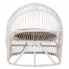 ΠΟΛΥΘΡΟΝΑ ENTROPY HM9840.02 RATTAN ΛΕΥΚΟ ΜΕ ΚΑΦΕ ΜΑΞΙΛΑΡΙ 80x97x85Υεκ.