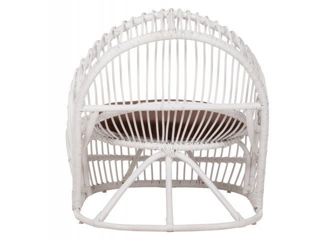 ΠΟΛΥΘΡΟΝΑ ENTROPY HM9840.02 RATTAN ΛΕΥΚΟ ΜΕ ΚΑΦΕ ΜΑΞΙΛΑΡΙ 80x97x85Υεκ.