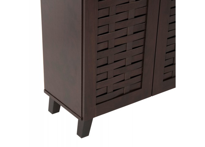 ΠΑΠΑΠΟΥΤΣΟΘΗΚΗ-ΝΤΟΥΛΑΠΙ PRODY HM9610.01 ΜΕΛΑΜΙΝΗ WENGE 3 ΠΟΡΤΕΣ 115x34x89Υεκ.