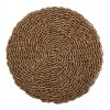 ΣΚΑΜΠΟ BEAM HM7827 ΞΥΛΟ ΤΕΑΚ ΚΑΙ SEAGRASS ΣΕ ΦΥΣΙΚΟ & ΜΑΥΡΟ Φ43x45Yεκ.
