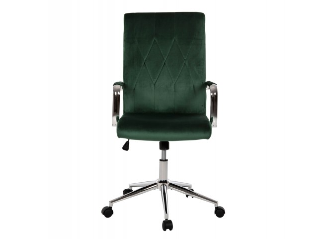ΚΑΡΕΚΛΑ ΓΡΑΦΕΙΟΥ JOSEF HM1181.03 ΚΥΠΑΡΙΣΣΙ ΒΕΛΟΥΔΟ-INOX ΒΑΣΗ 58x61x105-113Yεκ.