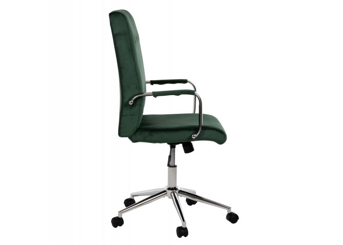 ΚΑΡΕΚΛΑ ΓΡΑΦΕΙΟΥ JOSEF HM1181.03 ΚΥΠΑΡΙΣΣΙ ΒΕΛΟΥΔΟ-INOX ΒΑΣΗ 58x61x105-113Yεκ.