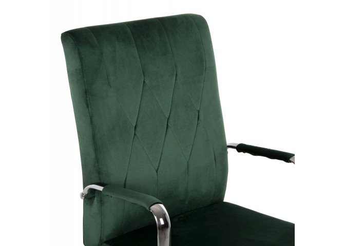 ΚΑΡΕΚΛΑ ΓΡΑΦΕΙΟΥ JOSEF HM1181.03 ΚΥΠΑΡΙΣΣΙ ΒΕΛΟΥΔΟ-INOX ΒΑΣΗ 58x61x105-113Yεκ.