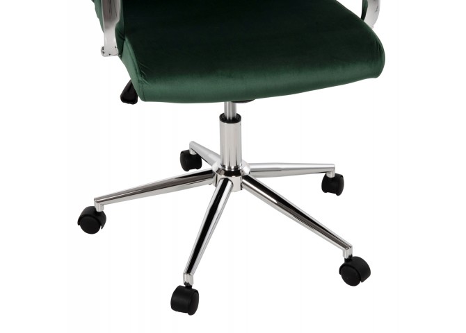 ΚΑΡΕΚΛΑ ΓΡΑΦΕΙΟΥ JOSEF HM1181.03 ΚΥΠΑΡΙΣΣΙ ΒΕΛΟΥΔΟ-INOX ΒΑΣΗ 58x61x105-113Yεκ.