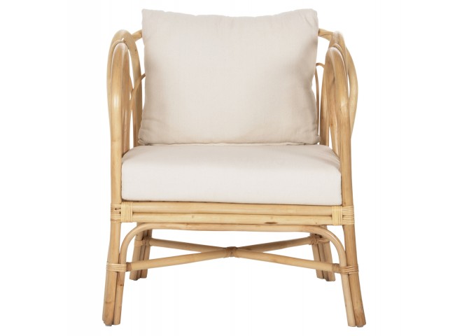 ΠΟΛΥΘΡΟΝΑ ESTOR HM9817 RATTAN ΣΕ ΦΥΣΙΚΟ-ΛΕΥΚΟ ΜΑΞΙΛΑΡΙ 78x75x92Υ εκ.