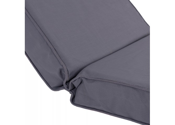 ΜΑΞΙΛΑΡΙ ΞΑΠΛΩΣΤΡΑΣ TEXTILENE 600gr SIFNOS ΓΚΡΙ HM11236.30T 196(117+1+78)x58x9εκ.