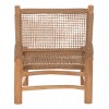 ΚΑΡΕΚΛΑ LONDER HM5986 ΞΥΛΟ TEAK ΣΕ ΦΥΣΙΚΟ ΚΑΙ ΣΥΝΘΕΤΙΚΟ RATTAN 63x77x77Υεκ.