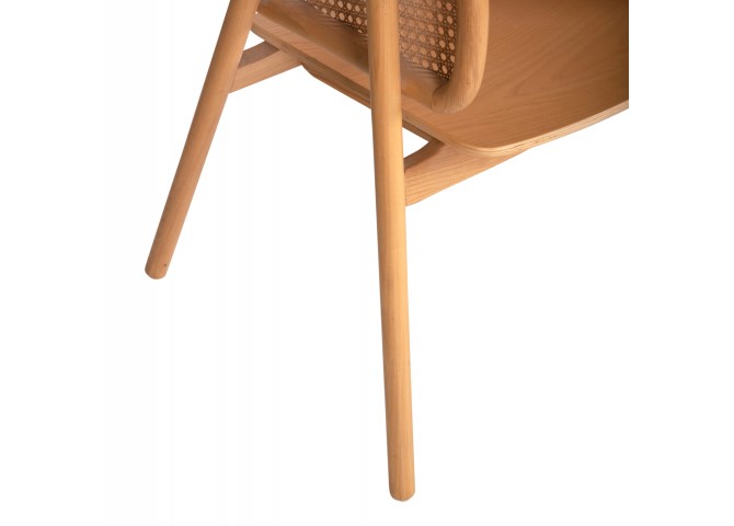 ΠΟΛΥΘΡΟΝΑ KENLEE HM9872 ΦΡΑΞΙΝΟΣ ΚΑΙ ΦΥΣΙΚΟ RATTAN RATTAN ΣΕ ΦΥΣΙΚΟ 57,5x55x81Yεκ.